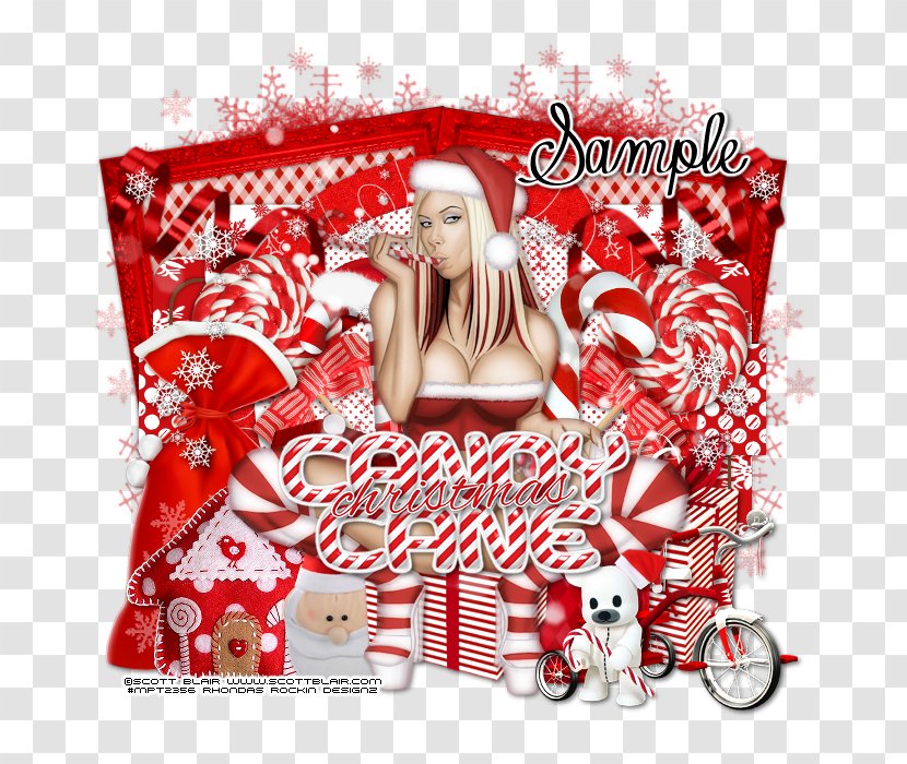 Graphic Design Christmas Decoration - Candy Transparent PNG