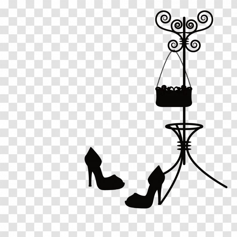 Clothing High-heeled Footwear Clothes Hanger Shoe - Designer - Women Shelves And Shoes Transparent PNG