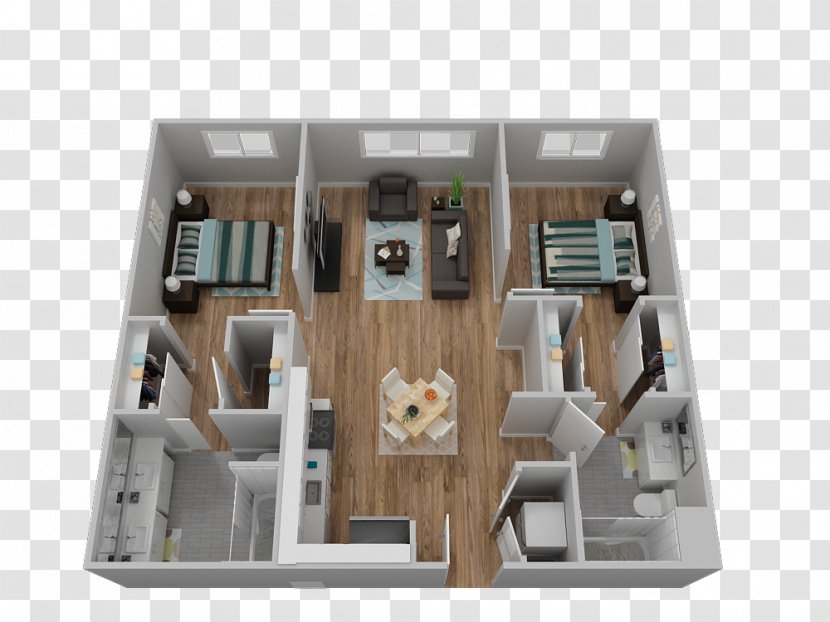 Waterbend Apartments House Floor Plan Renting - Luxury Transparent PNG