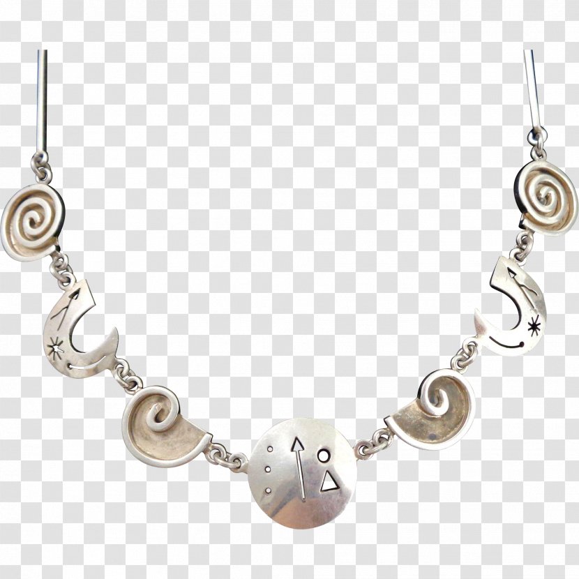Necklace Earring Sautoir Bijou T-shirt - Silver Transparent PNG