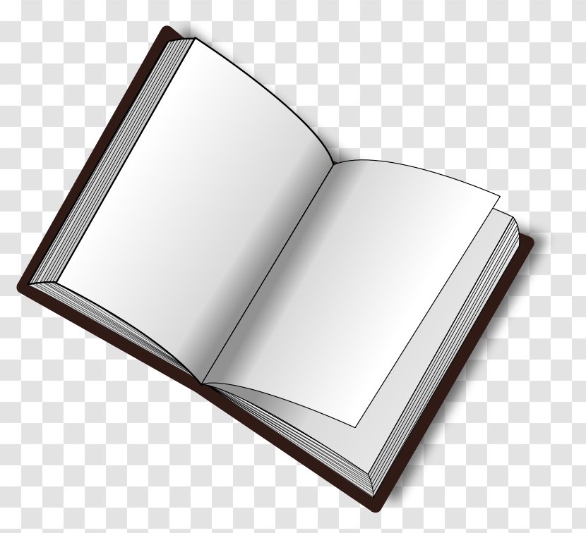 Paper Notebook - Page - Open Book Image Transparent PNG