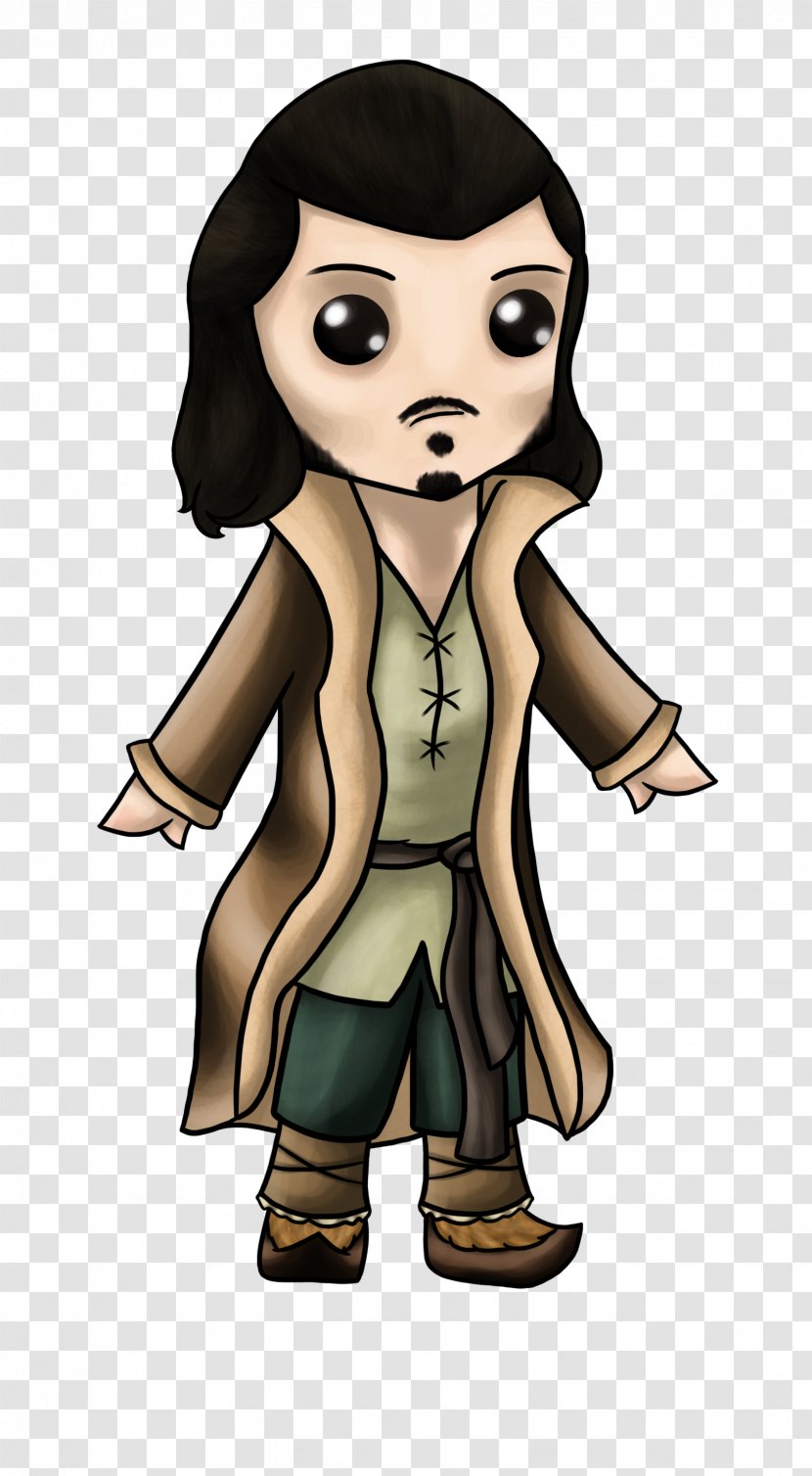 Female Black Hair Cartoon - Tree - Luke Evans Transparent PNG