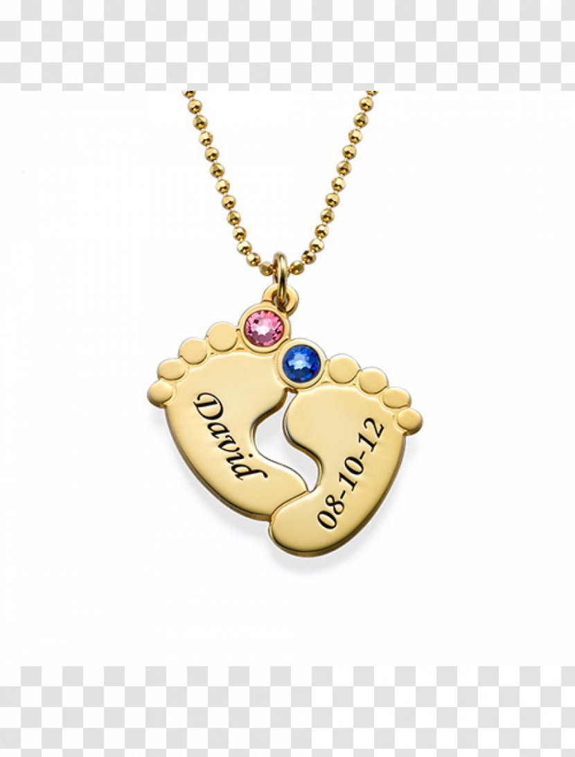 Gold Plating Necklace Charms & Pendants - Footprint Transparent PNG