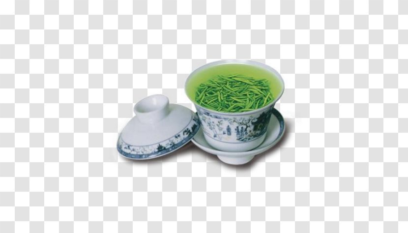 Green Tea Longjing Biluochun Chawan - Coffee Cup - Creative Transparent PNG