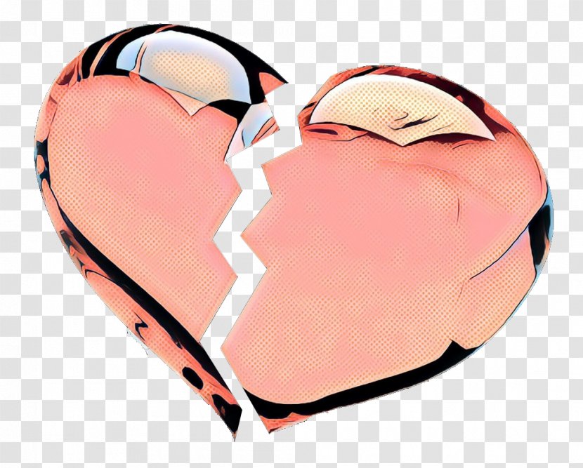 Love Background Heart - Vintage - Peach Smile Transparent PNG
