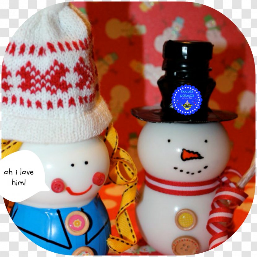 Snowman Bottle Winter Pomegranate Juice Drink - Christmas Decoration Transparent PNG