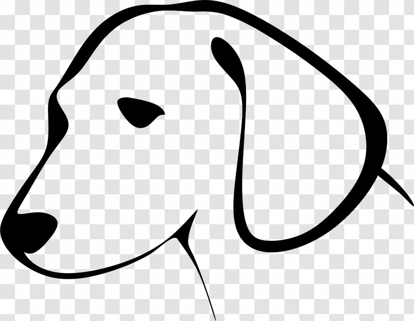 Boxer Puppy Line Art Clip - Cartoon - Stylized Transparent PNG