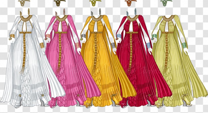 Gown Costume Design Clothing Clothes Hanger Silk - Hathor Transparent PNG