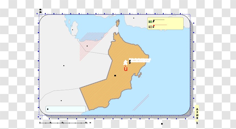 Line Point Angle Ecoregion Map - Text - Oman Transparent PNG