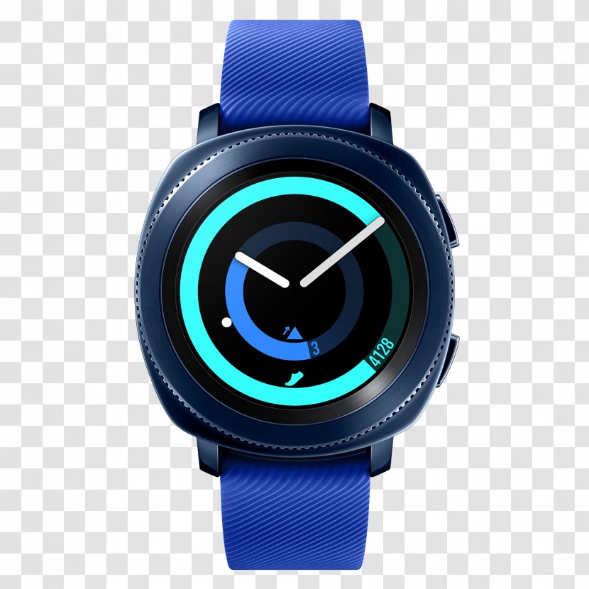 Samsung Galaxy Gear S2 Sport Smartwatch - Cobalt Blue - Watch Transparent PNG