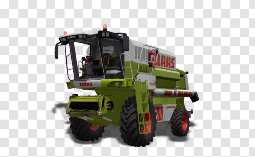 Farming Simulator 17 Claas Dominator Combine Harvester Tractor - Tractors Transparent PNG