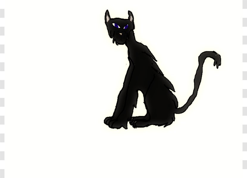 Black Cat Animation Warriors Clip Art - Animated Signature Transparent PNG
