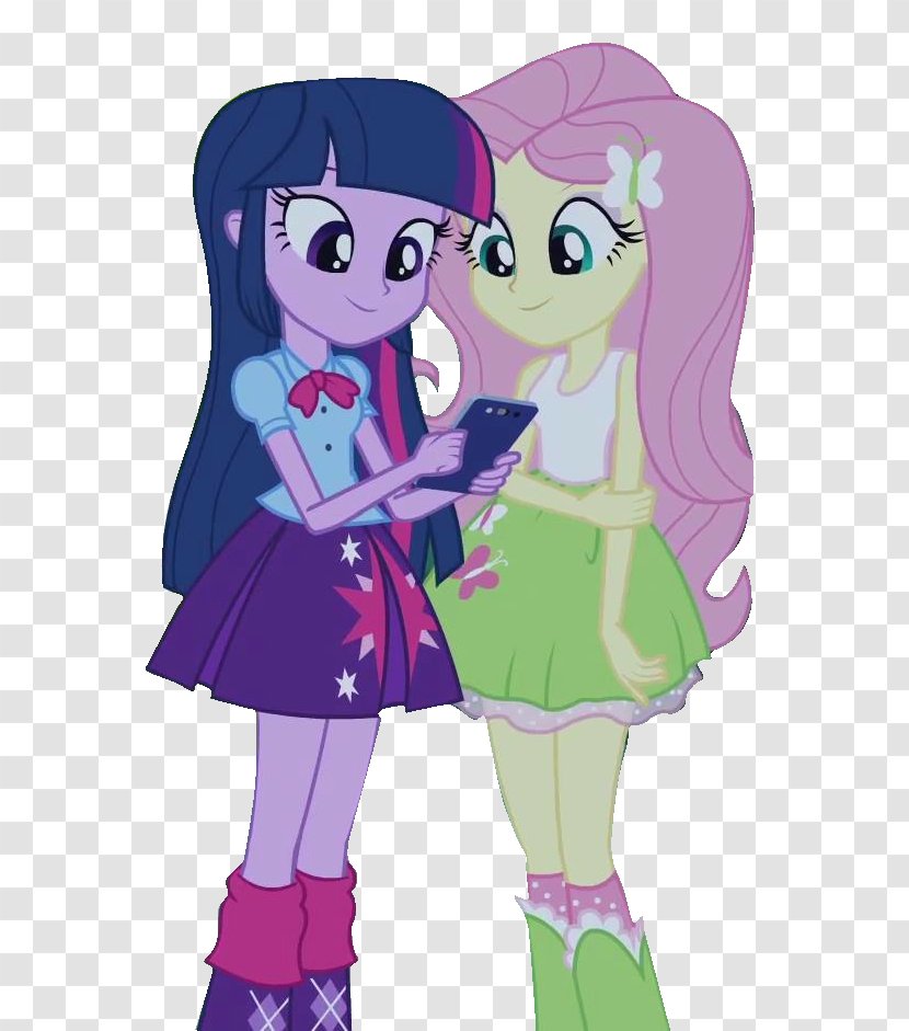 Twilight Sparkle Fluttershy My Little Pony: Equestria Girls The Saga - Frame - Rainbow Rocks Transparent PNG