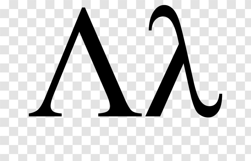 Lambda Greek Alphabet Letter Symbol - Triangle Transparent PNG