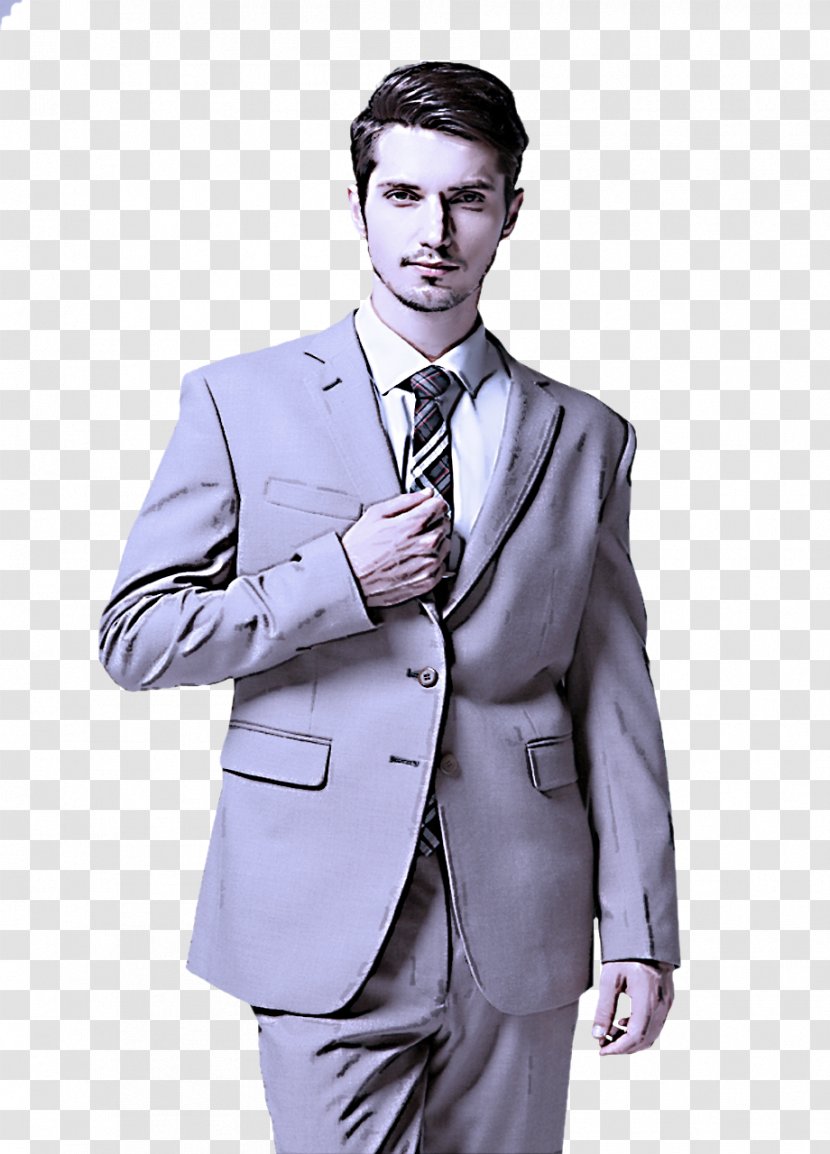 Suit Clothing Formal Wear Gentleman Standing - Outerwear - Blazer Whitecollar Worker Transparent PNG