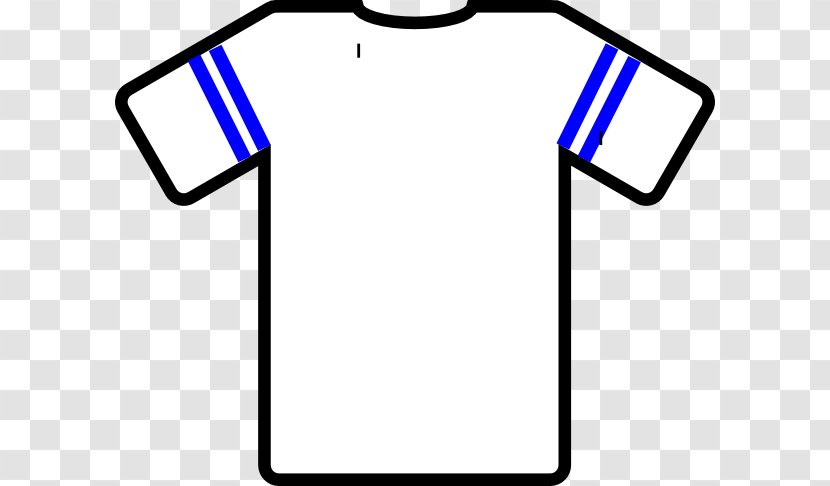 T-shirt Jersey Football Clip Art - Black - Sports Shirts Cliparts Transparent PNG