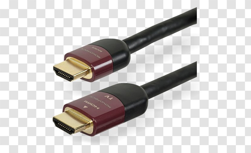 HDMI RedMere Electrical Cable Home Theater Systems Monoprice - Electronic Device - Hdmi Transparent PNG