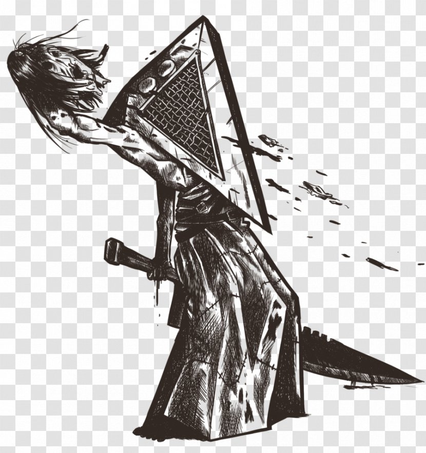 Pyramid Head Silent Hill Monster Art - Weapon Transparent PNG
