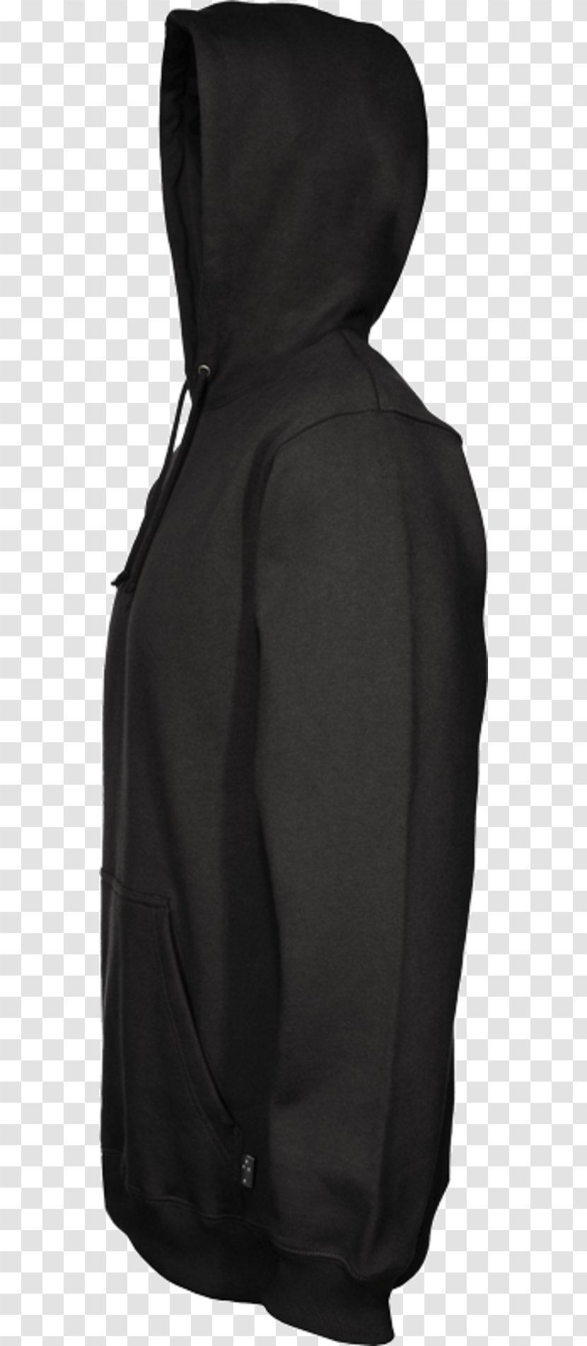 Hoodie Bluza Shoulder Sleeve - Black M Transparent PNG