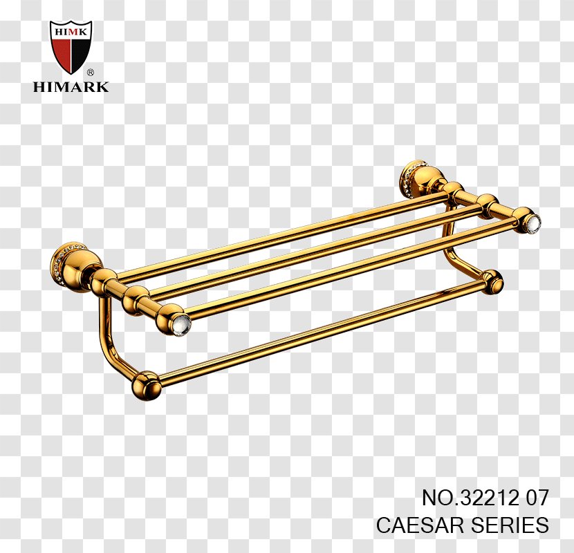 Heated Towel Rail Brass Material - Hardware - Rack Transparent PNG