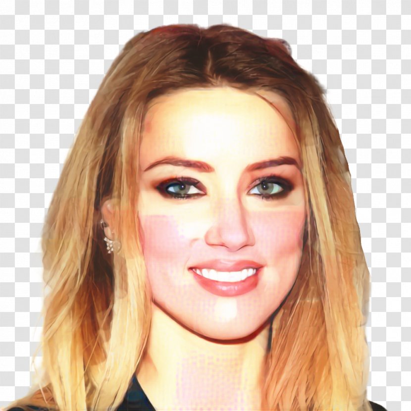 Amber Heard Eye Shadow Cosmetics Hair Blond - Nose - Closeup Transparent PNG