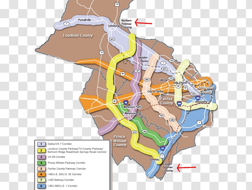 Potomac River Province Of Maryland Northern Virginia Map - Cecil Calvert 2nd Baron Baltimore Transparent PNG