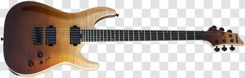 Schecter Guitar Research Floyd Rose C-1 Hellraiser Seven-string - String Instruments Transparent PNG