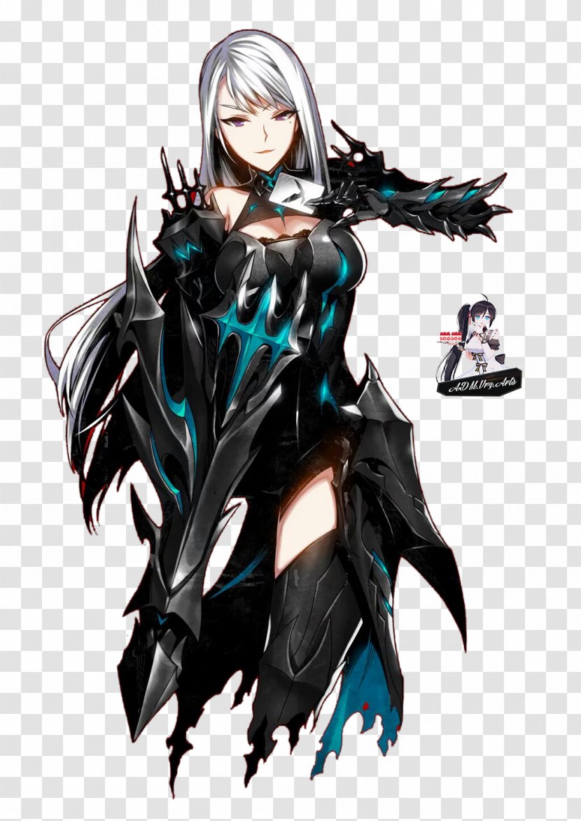 Closers Darkness Character Game - Watercolor - Tree Transparent PNG