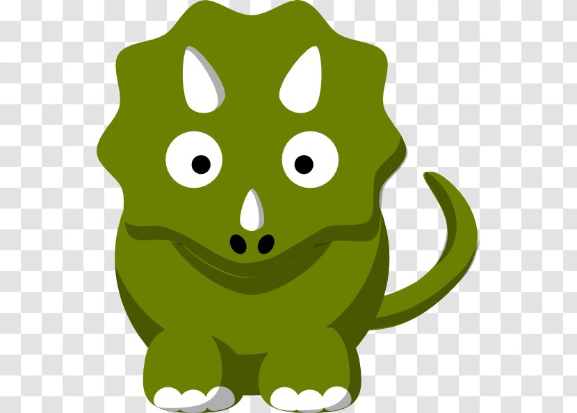 Triceratops Dinosaur Translation - Leaf - Vector Transparent PNG