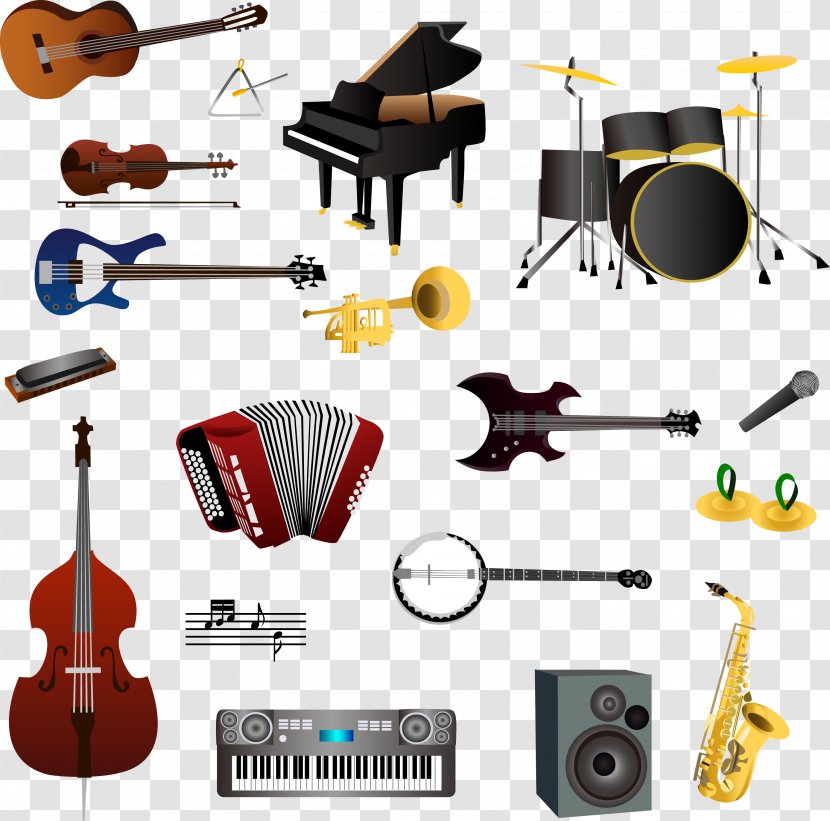 Musical Instruments - Cartoon - Frame Transparent PNG