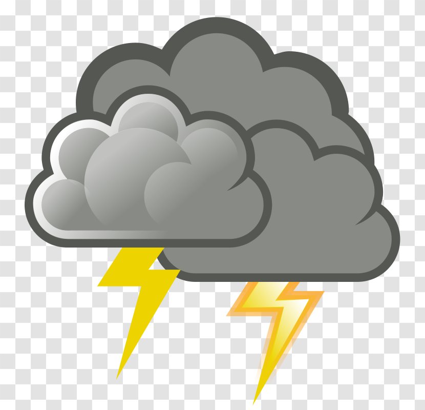 Thunderstorm Cloud Rain Clip Art - Storm Transparent PNG