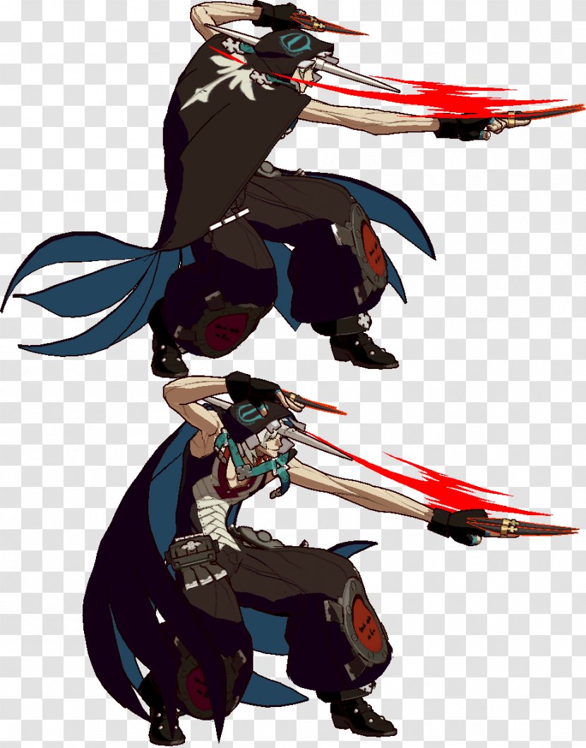 Guilty Gear Isuka 2: Overture Xrd Concept Art Model Sheet - Cartoon - Raven Transparent PNG