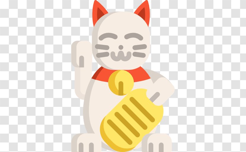 Cat Maneki-neko Clip Art - Carnivora Transparent PNG