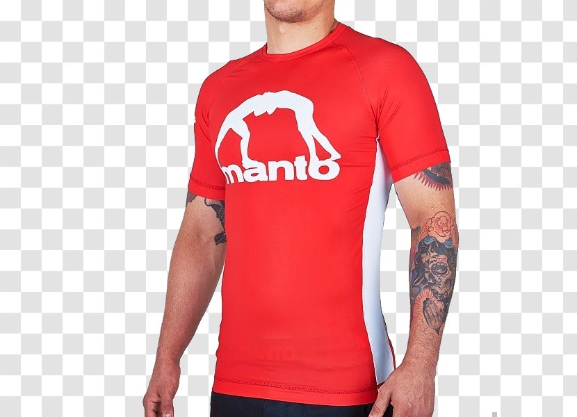 T-shirt Rash Guard Brazilian Jiu-jitsu Sleeve Grappling - T Shirt Transparent PNG