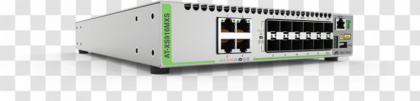 Stackable Switch Network 10 Gigabit Ethernet Small Form-factor Pluggable Transceiver - Port Transparent PNG