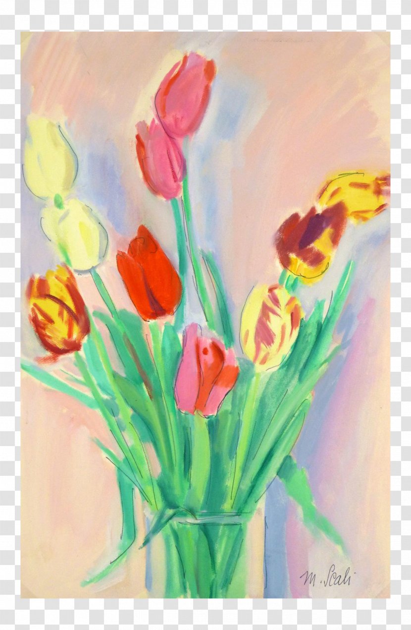 Floral Design Watercolor Painting Still Life Photography Tulip Transparent PNG