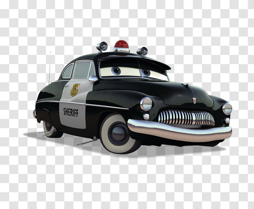 Lightning McQueen Mater Cars Pixar Sheriff - Mcqueen - Coche Transparent PNG