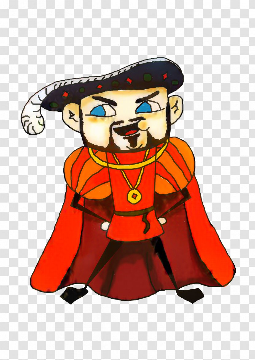 Drawing Cartoon - Character - Henry Viii Of England Logo Transparent PNG