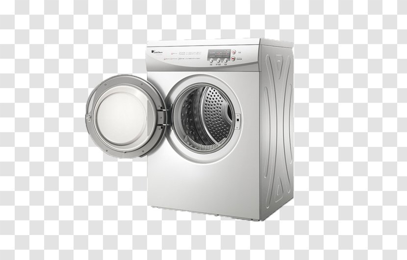 Clothes Dryer Home Appliance Clothing Washing Machine Dry Cleaning - Silver Gray Transparent PNG