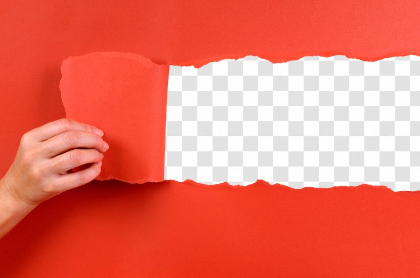 Paper Stock Photography - Hand - Tear Gesture Transparent PNG