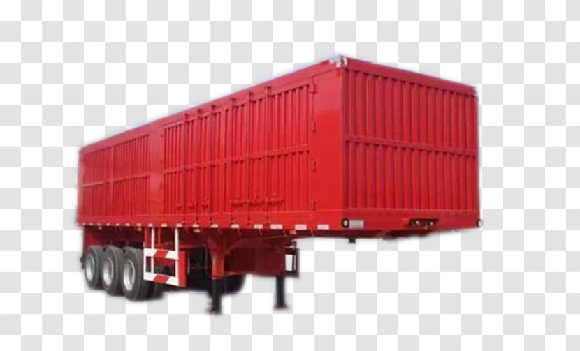Cargo Semi-trailer Truck Transport - Semitrailer - Tractor-trailer Transparent PNG
