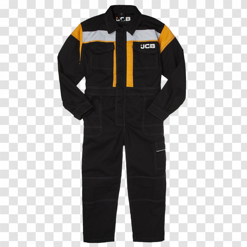 Overall ECI JCB Boilersuit Clothing - Workwear - Material Transparent PNG