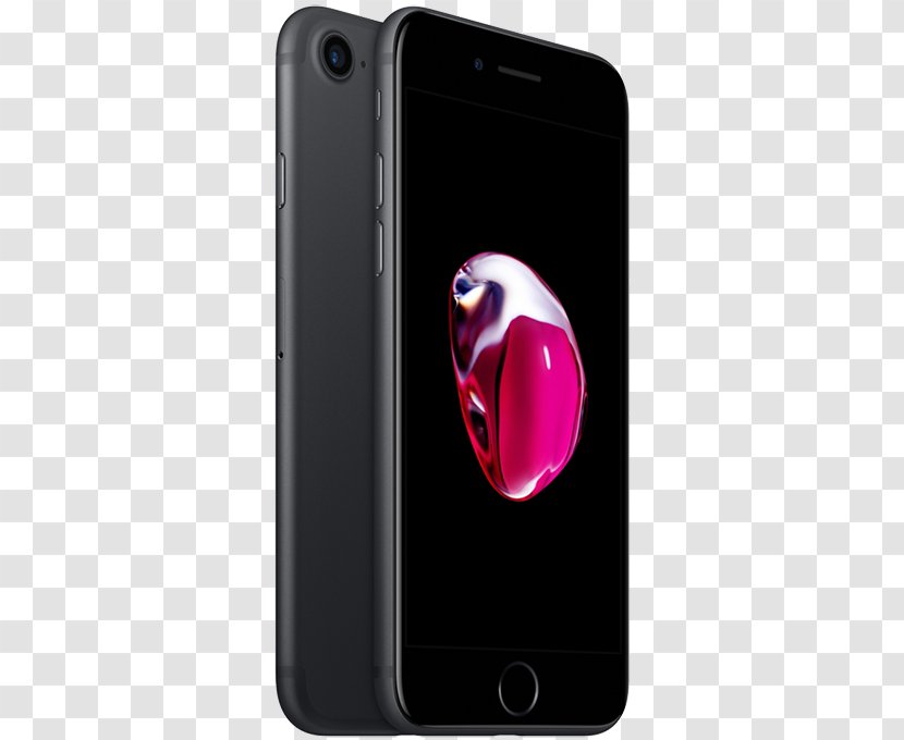 Apple IPhone 7 Plus Smartphone Black - Feature Phone Transparent PNG