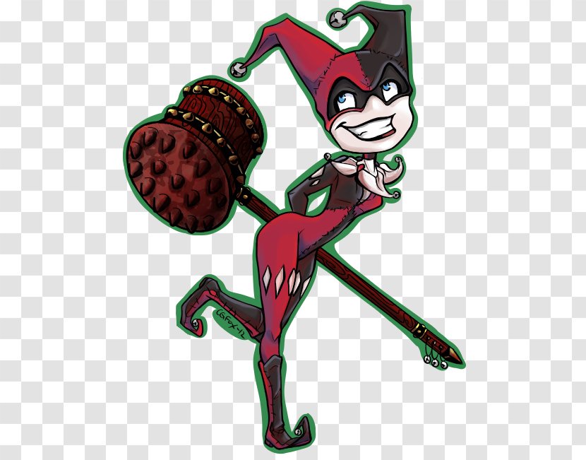 Illustration Supervillain Cartoon Baseball Sporting Goods - Harley Quinn Hammer Transparent PNG