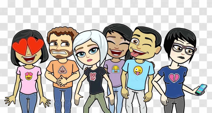 Group Of People Background - Character - Style Animation Transparent PNG