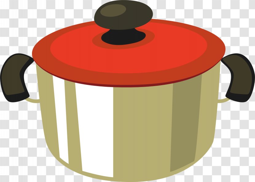 Cartoon Stock Pot - Cauldron - Cauliflower Vector Element Transparent PNG