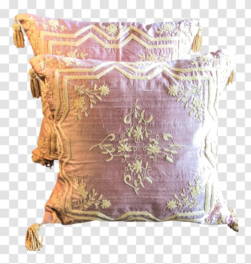 Throw Pillows Cushion Furniture Couch - Baby - Embroidered Envelopes Transparent PNG