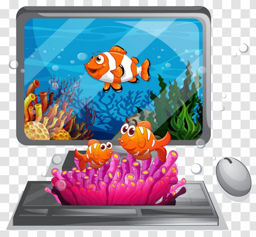 Computer Mouse Monitor - Technology - And Fish Buckle Clip Free HD Transparent PNG
