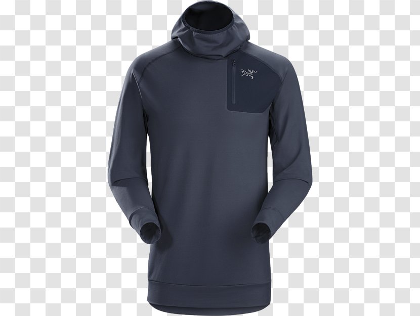 Hoodie Polar Fleece T-shirt Arc'teryx Sweater - Hood Transparent PNG