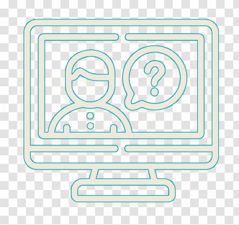 Video Chat Icon Online Learning Icon Transparent PNG
